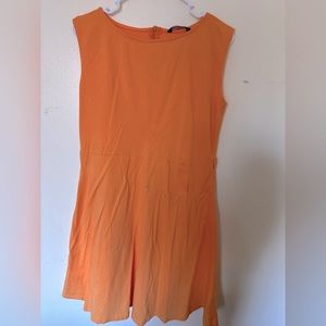 Light Orange knee length dress